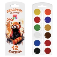 Краски акварельные FORUM "Зверята" 12 цветов, медовые, круглые кюветы, картонная коробка, FA-EV-012E Краски акварельные FORUM "Зверята" 12 цветов, медовые, круглые кюветы, картонная коробка, FA-EV-012E